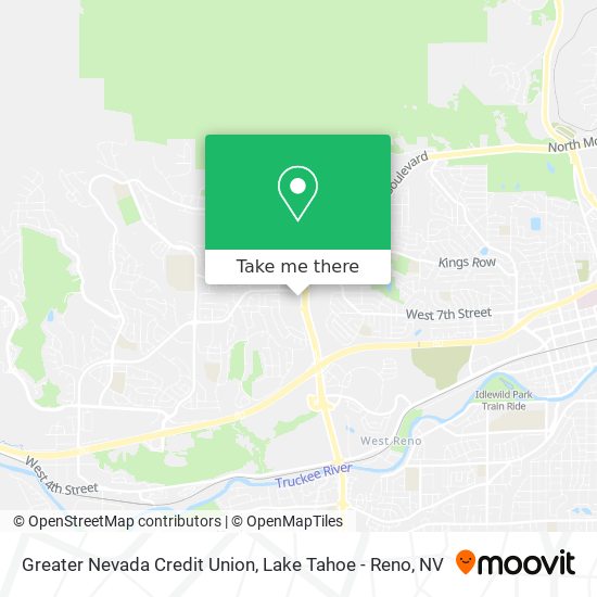 Mapa de Greater Nevada Credit Union