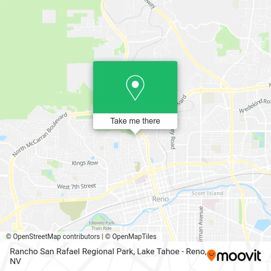 Rancho San Rafael Regional Park map