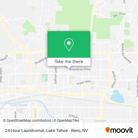 Mapa de 24 Hour Laundromat