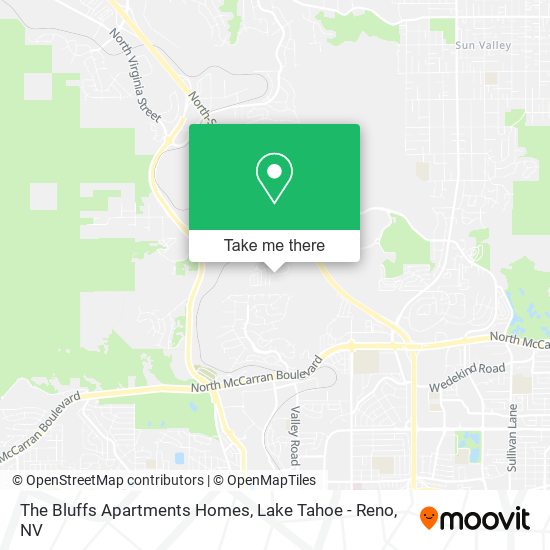 Mapa de The Bluffs Apartments Homes