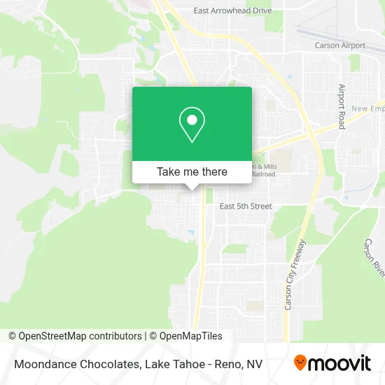 Moondance Chocolates map