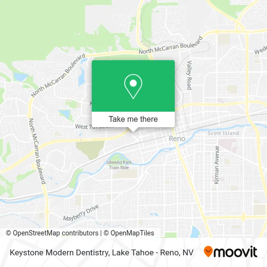 Keystone Modern Dentistry map