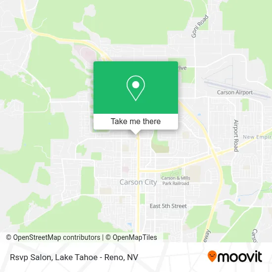 Rsvp Salon map