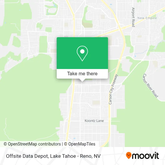 Offsite Data Depot map