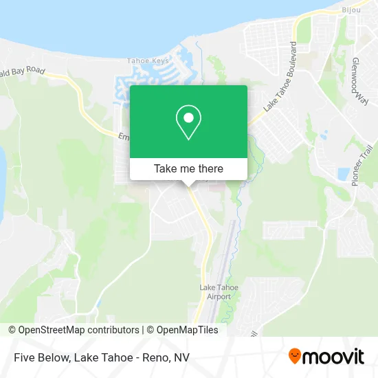 Five Below map
