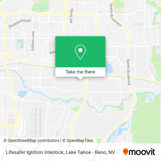 Lifesafer Ignition Interlock map