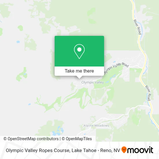 Olympic Valley Ropes Course map