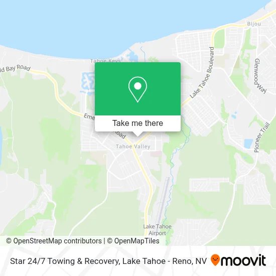 Star 24/7 Towing & Recovery map