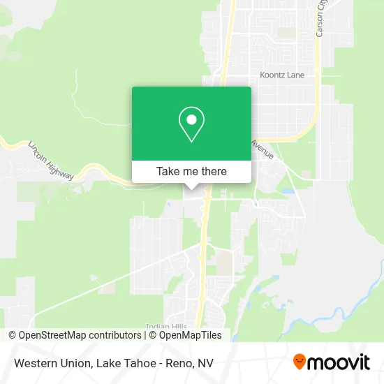 Western Union map