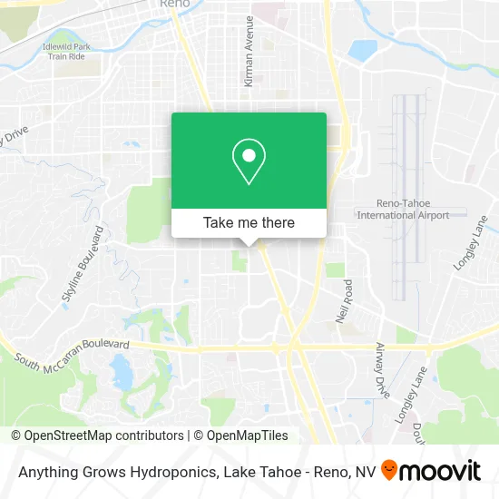 Anything Grows Hydroponics map