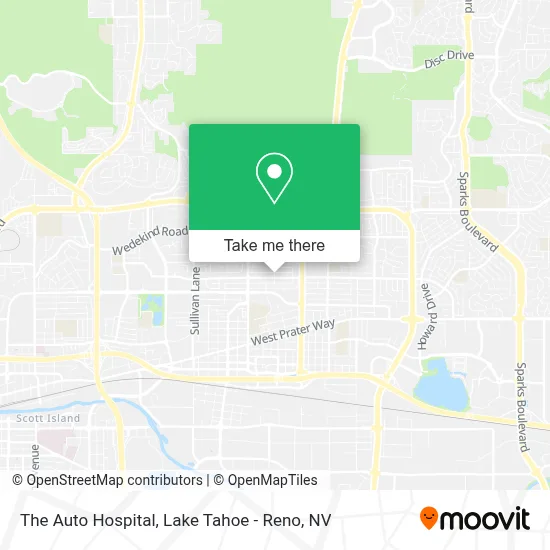 The Auto Hospital map