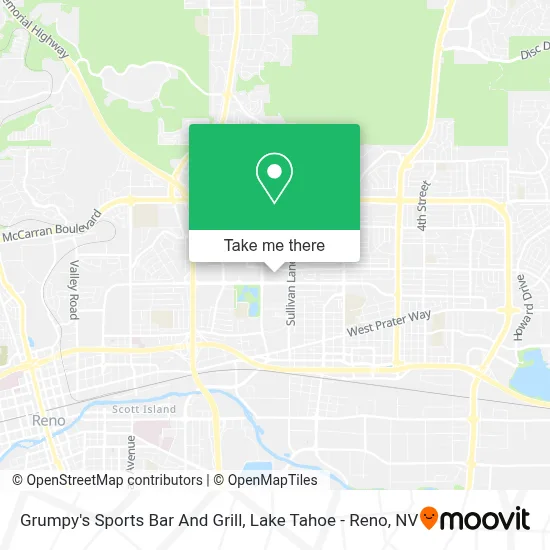 Grumpy's Sports Bar And Grill map