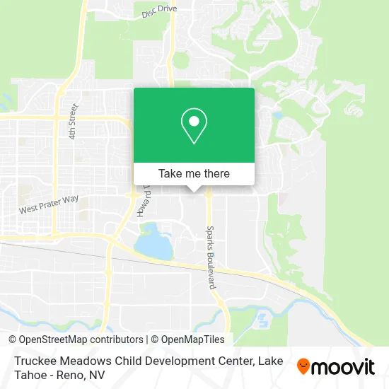 Truckee Meadows Child Development Center map