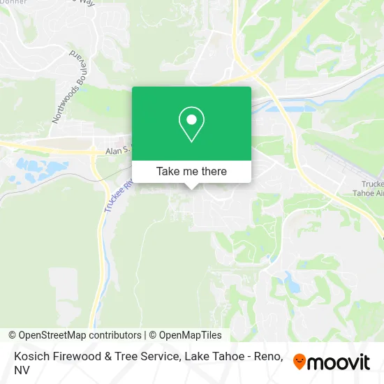 Kosich Firewood & Tree Service map
