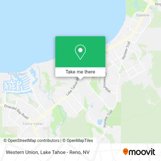Western Union map