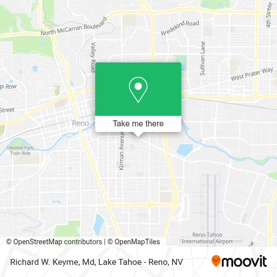 Richard W. Keyme, Md map