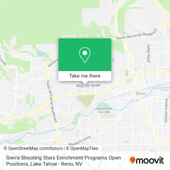 Sierra Shooting Stars Enrichment Programs Open Positions map