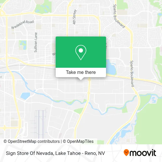 Sign Store Of Nevada map