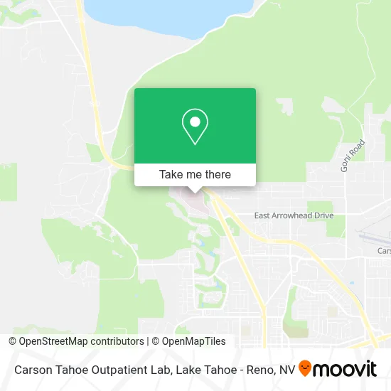 Carson Tahoe Outpatient Lab map