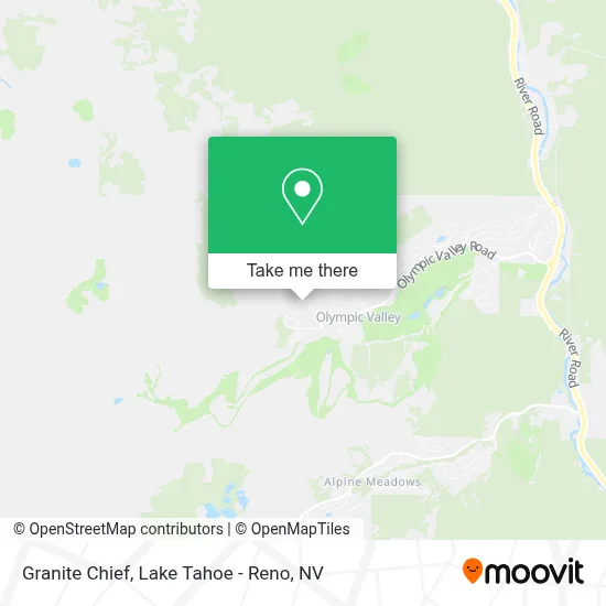 Granite Chief map