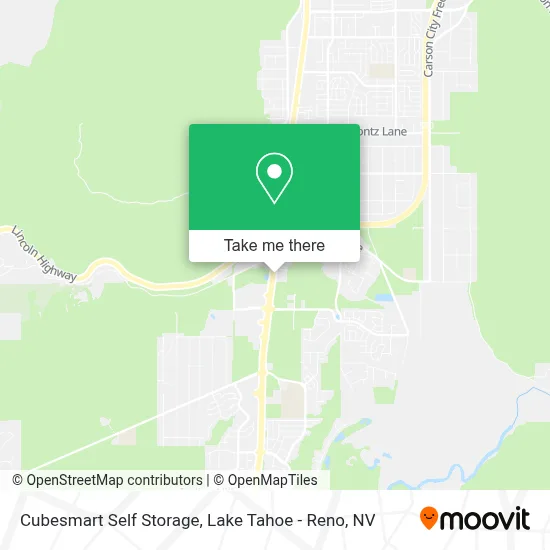 Cubesmart Self Storage map