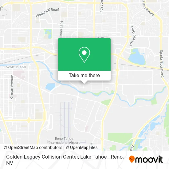 Golden Legacy Collision Center map