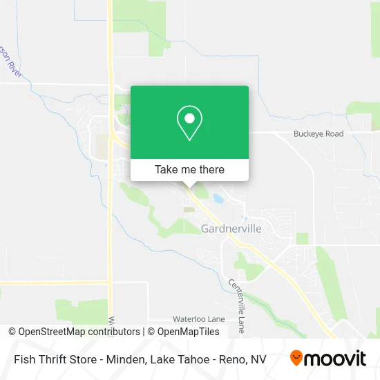 Fish Thrift Store - Minden map