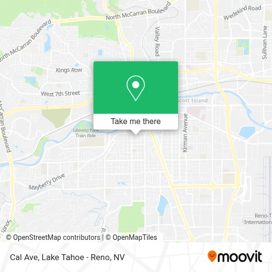 Cal Ave map