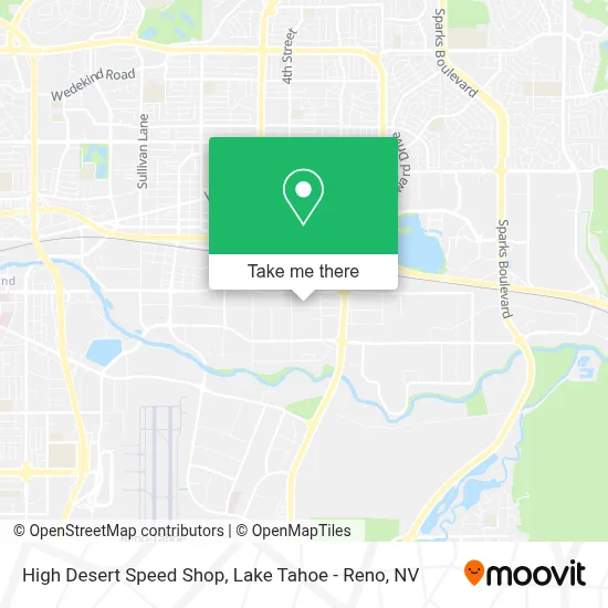 High Desert Speed Shop map
