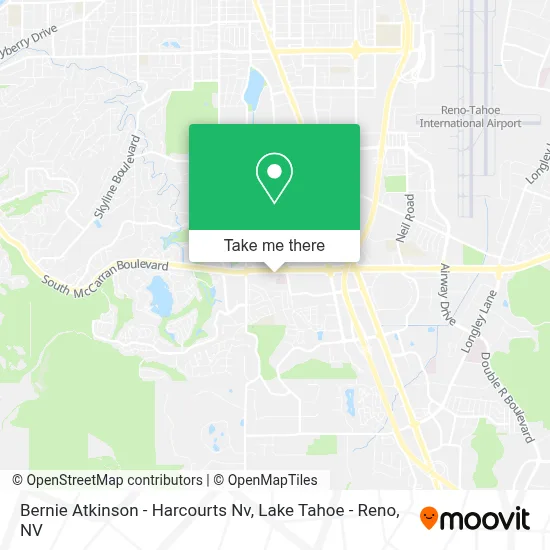 Bernie Atkinson - Harcourts Nv map