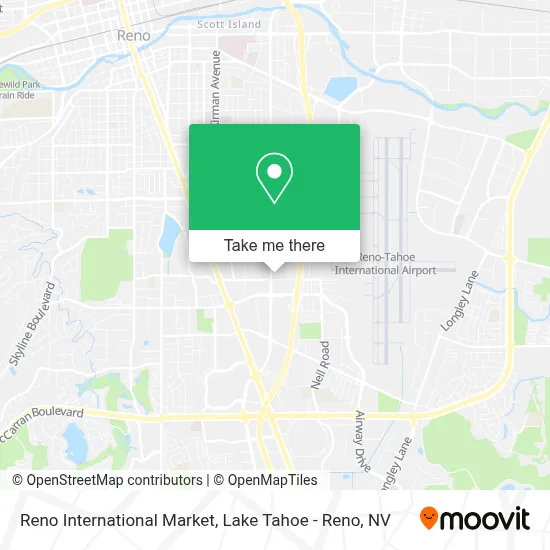 Reno International Market map