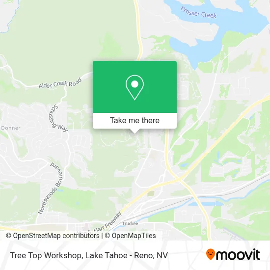 Tree Top Workshop map