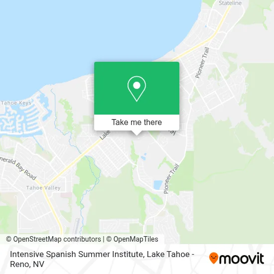 Intensive Spanish Summer Institute map