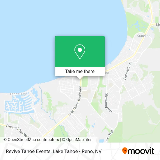 Revive Tahoe Events map