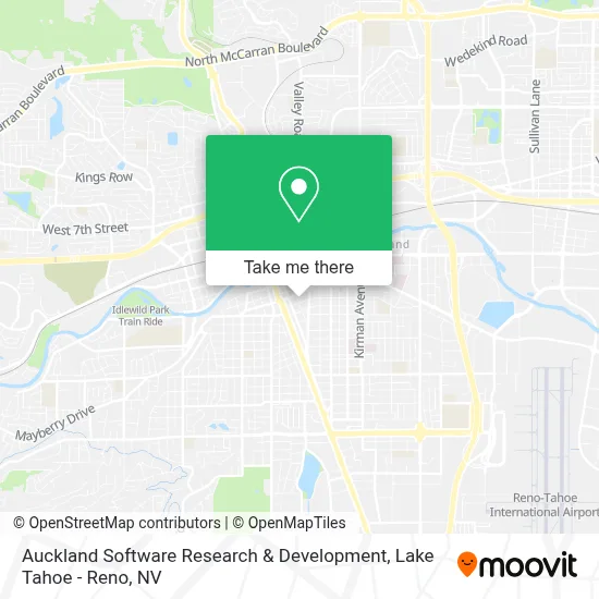Auckland Software Research & Development map