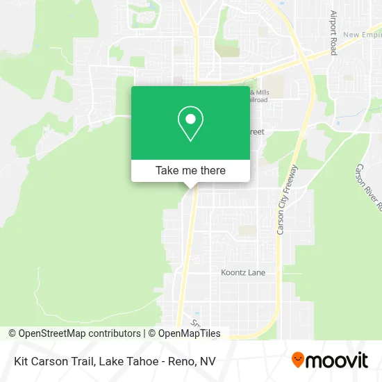 Kit Carson Trail map