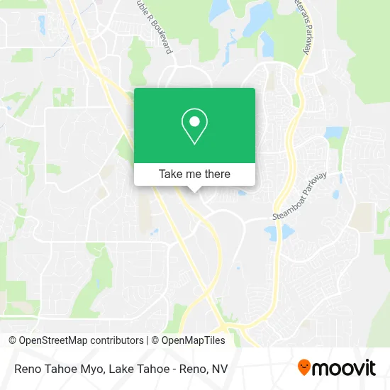 Reno Tahoe Myo map