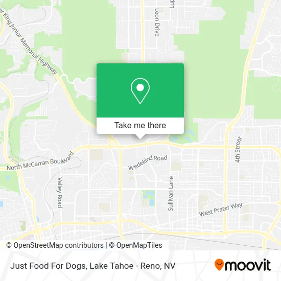 Just Food For Dogs map