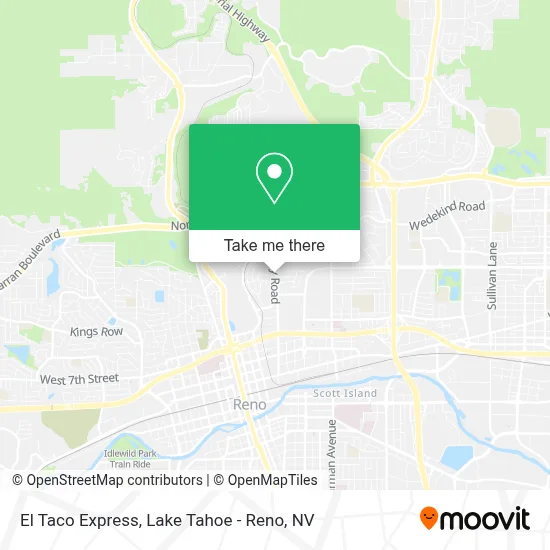 El Taco Express map