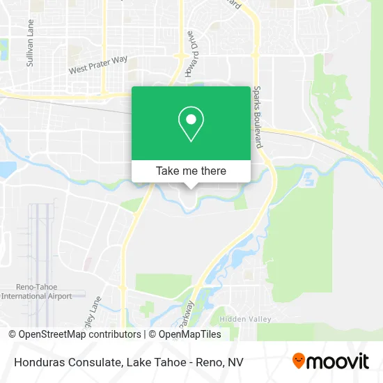 Honduras Consulate map