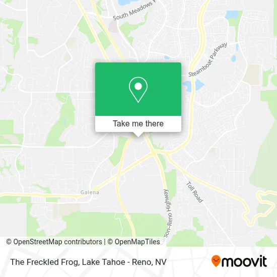 The Freckled Frog map