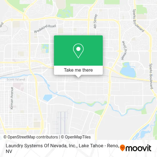 Laundry Systems Of Nevada, Inc. map