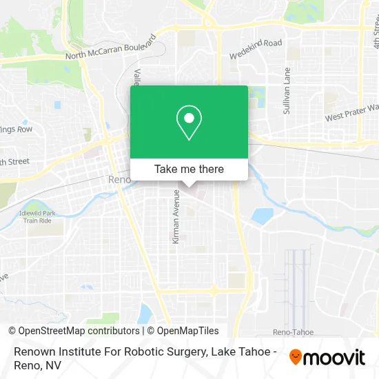 Renown Institute For Robotic Surgery map