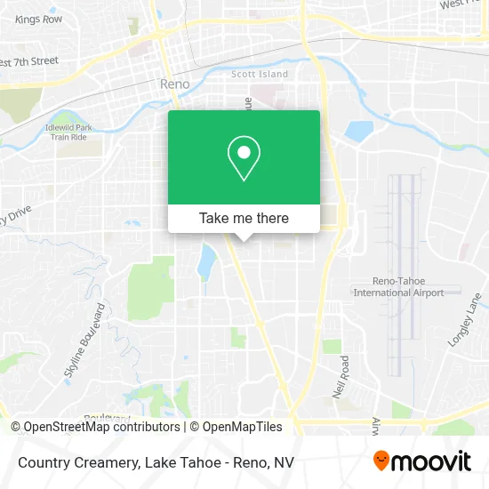 Country Creamery map