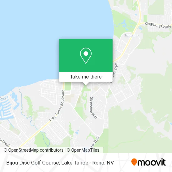 Bijou Disc Golf Course map