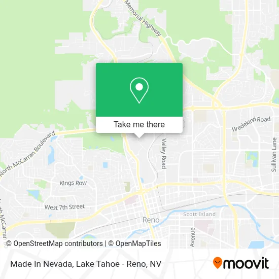 Made In Nevada map