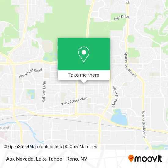 Ask Nevada map