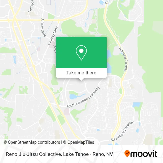 Reno Jiu-Jitsu Collective map
