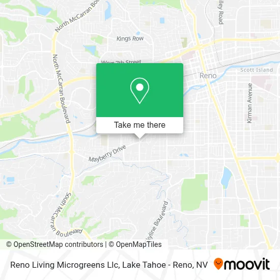 Reno Living Microgreens Llc map