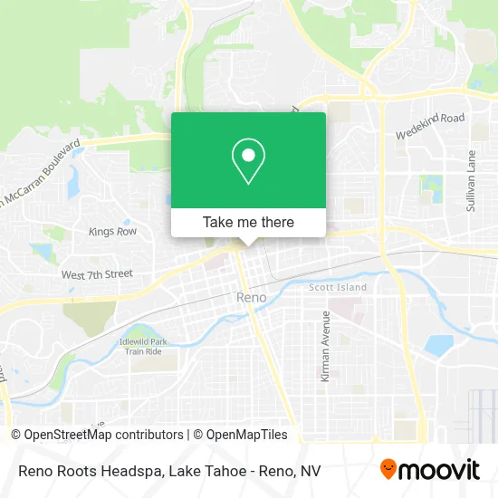 Reno Roots Headspa map
